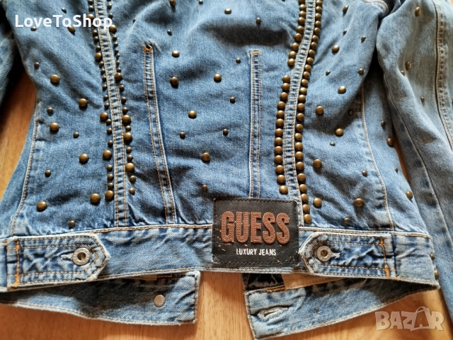 GUESS JEANS дънково яке деним S размер, снимка 5 - Якета - 52168051
