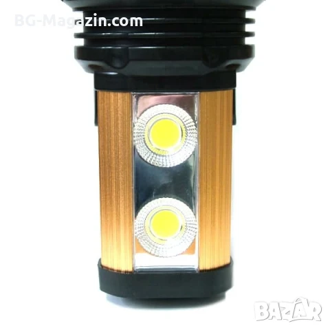 Мощен акумулаторен прожектор LED фенер къмпинг лампа за риболов туризъм палатка аварии работа лов, снимка 4 - Къмпинг осветление - 51017345