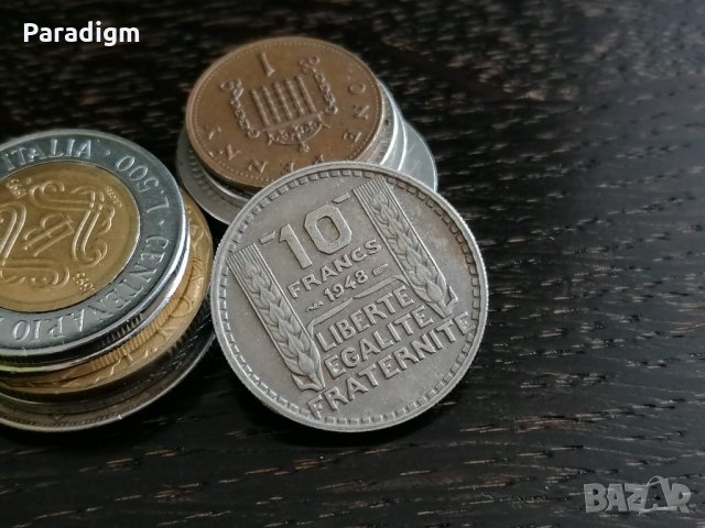 Монета - Франция - 10 франка | 1948г.