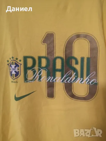 Тениска на Бразилия х Роналдиньо , снимка 3 - Тениски - 49873254