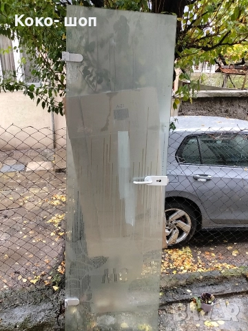 Стъклена врата за баня -тоалетна идр.