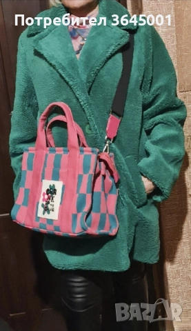 Дамска чанта през рамо от Reserved, с цип./ Нова /Продава се и палтото S/M Ново , снимка 10 - Чанти - 52727624