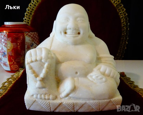 Буда статуетка от мрамор 1.5 кг. 