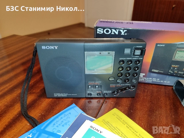 Радио Sony ICF-SW7600G FM Stereo/SW/MW/LW PLL World Radio., снимка 12 - Радиокасетофони, транзистори - 53196088