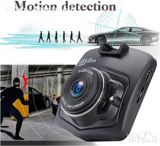 Видеорегистратор Full HD 1080P за кола с 32GB Micro SD карта и широкоъгълна предна камера, снимка 9 - Аксесоари и консумативи - 53608357