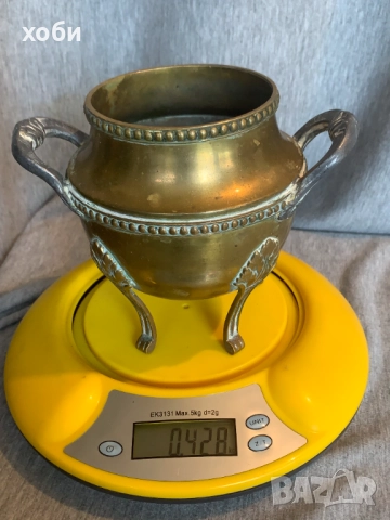 стар месингов съд , снимка 7 - Антикварни и старинни предмети - 52976381