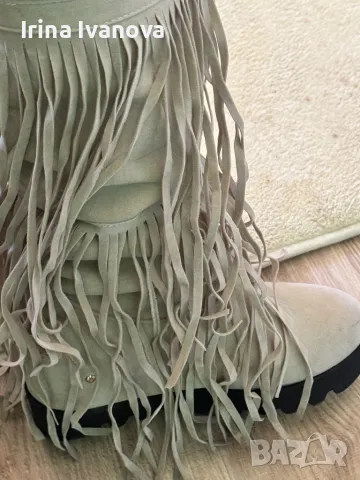 Ботуши с пискюли, снимка 10 - Дамски ботуши - 47662218