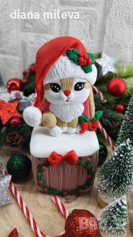 Коледно Зайче, идеален подарък за малки и големи!!, снимка 5 - Декорация за дома - 52343807