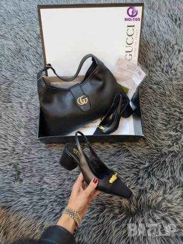 обувки на ток hermes gucci , снимка 10 - Дамски обувки на ток - 51303387