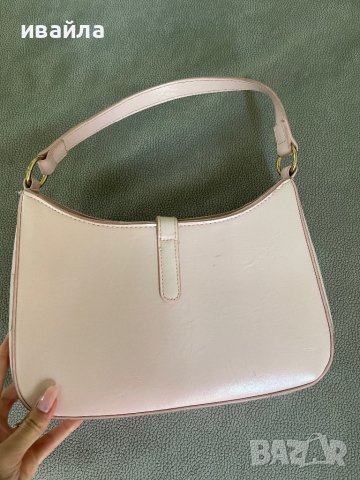 Розова чанта тип гучи Gucci , снимка 3 - Чанти - 42935041