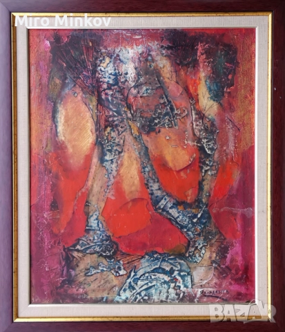 ПРОДАВАМ СТАРА АВТЕНТИЧНА КАРТИНА НА ИВАН ЯХНАДЖИЕВ