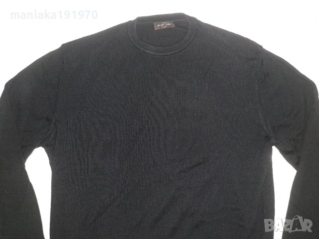 Sirmoney (L) мъжки пуловер мерино 100% Merino Wool, снимка 2 - Пуловери - 43958920