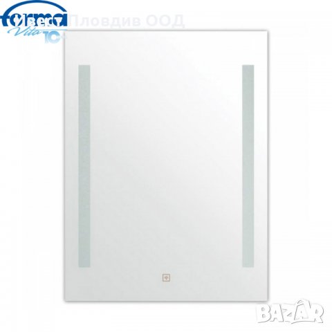 Интерактивно огледало за баня с LED осветление XD-005-02 60X80 см, снимка 1 - Огледала - 27489428
