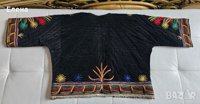 Автентична помашка, родопска носия с пафти, сая, салтамарка, фес, престилка, риза и др, снимка 10 - Антикварни и старинни предмети - 51230392