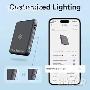 Смарт диктофон iZYREC 64GB с Bluetooth, снимка 3 - Слушалки и портативни колонки - 48780389