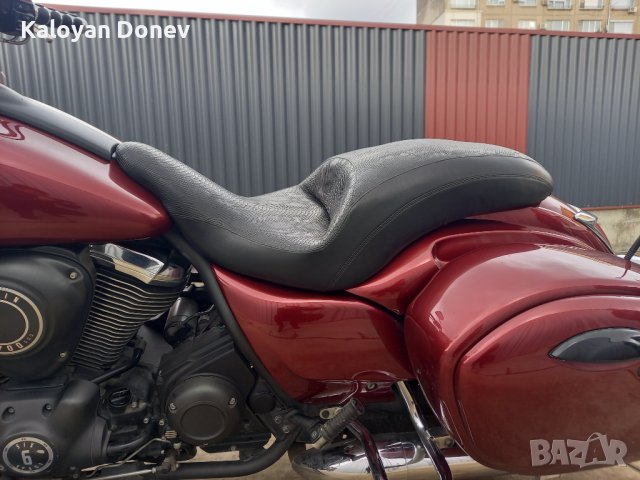 Поръчкова /custom/ седалка Mustang за Kawasaki Vulcan Vaquero/ Voyager