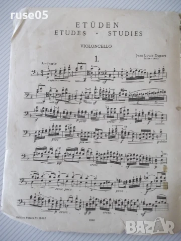 Ноти "Studen fur Violoncell - J.L.Duport" - 72 стр., снимка 2 - Специализирана литература - 50836616