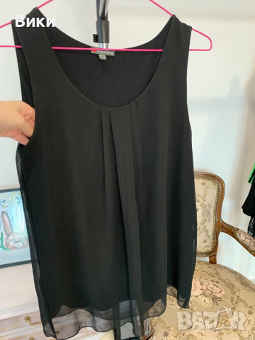 Черен потник в размер 38, подходящ за М, снимка 4 - Потници - 44922661