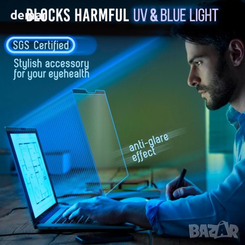 VINTEZ Подвижен филтър за MacBook Pro 16-А2141; MacBook Air 13.6-А2681, снимка 4 - Друга електроника - 42936226