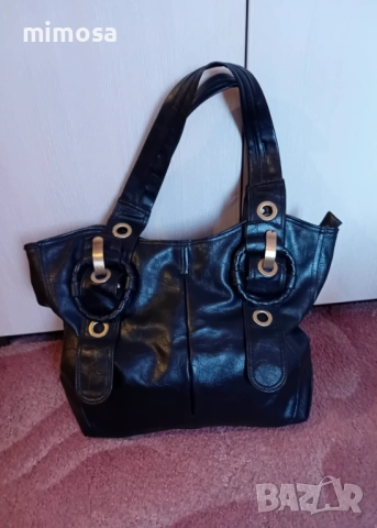 Кожена дамска чанта, снимка 4 - Чанти - 51619584