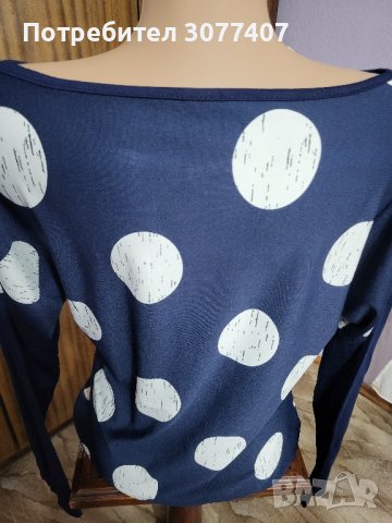 Блуза на точки, снимка 2 - Блузи с дълъг ръкав и пуловери - 43867010