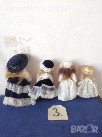 Мини порцеланови кукли, ръчно рисувани, леонардо и други средни порцеланови кукли, снимка 14 - Колекции - 49664201