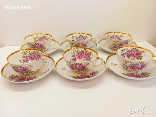 Руски порцелан , снимка 4 - Чаши - 51856220