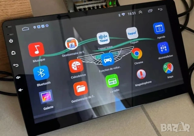Мултимедия, 10 инча, за кола, плеър, Двоен дин, за автомобил, Android, навигация, универсална, екран, снимка 7 - Аксесоари и консумативи - 53149206