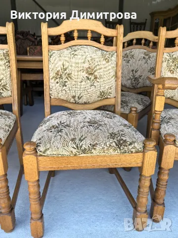 Комплект от 6 трапезни стола , снимка 3 - Столове - 50345933