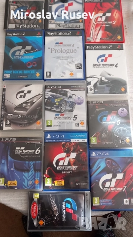 Единствена в БГ Пълна Коленция Gran Turismo 1, 2, 3, 4, 5, 6, 7 и още Гран турисмо пълна колекция, снимка 2 - Игри за PlayStation - 37747969