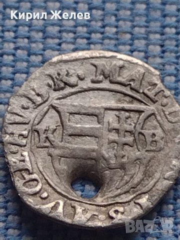 Сребърна монета денарий 1616г. Матиаш първи Кремниц Унгария 13800, снимка 4 - Нумизматика и бонистика - 42967929