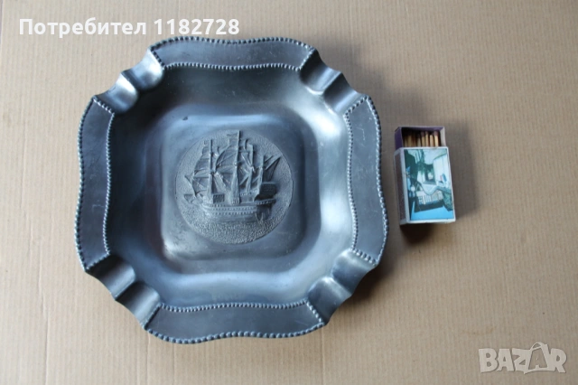 ZINN Колекция от калаени пепелници, снимка 3 - Антикварни и старинни предмети - 53537853