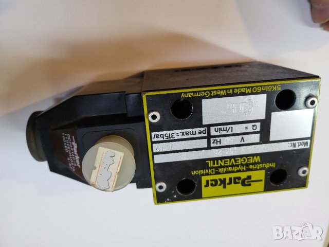 Немски Хидравличен разпределител Parker DZW-1-K.V.PP.25 с бобина 110 волта променливо 315 bar.