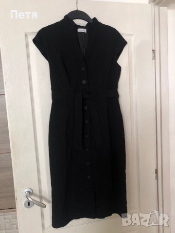 Calvin Klein Дамска черна елегантна рокля