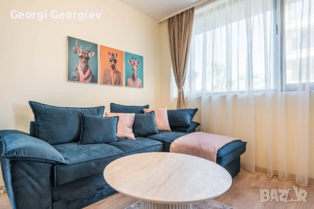 Дизайнерски Апартамент на 300метра от плажа Azur Panorama, снимка 4 - Квартири, нощувки - 50567851