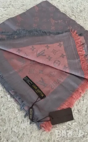 Шол Hermes Louis Vuitton LV, снимка 2 - Шалове - 38114041