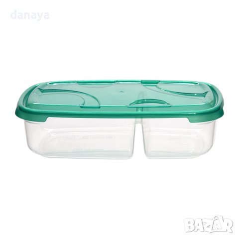 3146 Голяма кутия за храна с две отделения, 900 ml + 500 ml, снимка 4 - Кутии за храна - 38325326