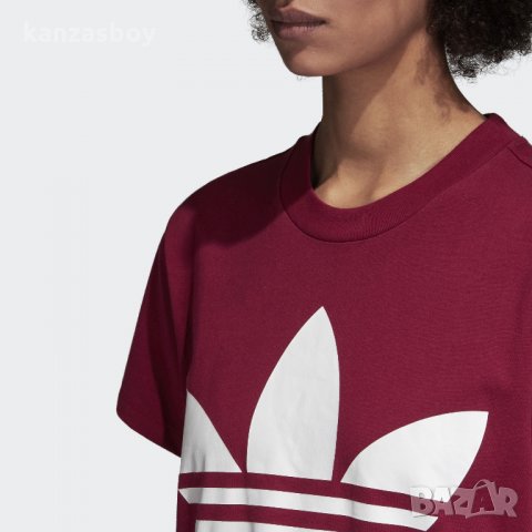 Adidas Trefoil Tee - страхотна дамска тениска, снимка 2 - Тениски - 32751327