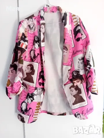 Ефектен, дамски блейзър  и блузка, снимка 6 - Сака - 47320683