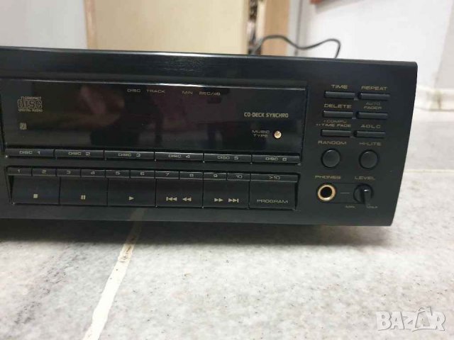 Multi play compact disc player Pioneer PD-M603 CD player с 6 диска. В много добро състояние. Всичко , снимка 8 - Декове - 32761143
