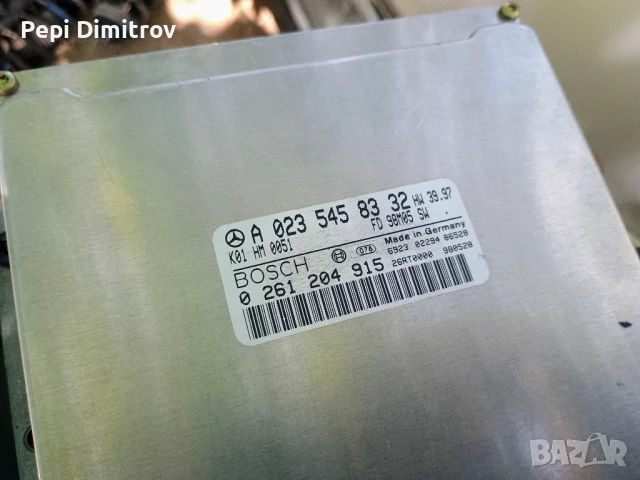 Блок за управление на двигателя MERCEDES CLK (C208) CLK 230 KOMPRESSOR (208.347) A0235458382 0261204, снимка 3 - Части - 50561198