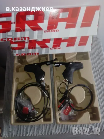 Продавам команди Sram Rival 2x11 double tap flatmount, снимка 5 - Части за велосипеди - 50083867
