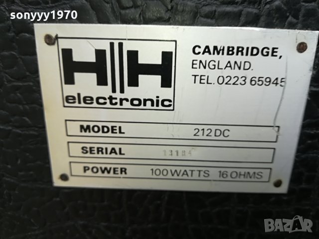 hh england 2бр профи тонколони 2004210734, снимка 2 - Тонколони - 32613291