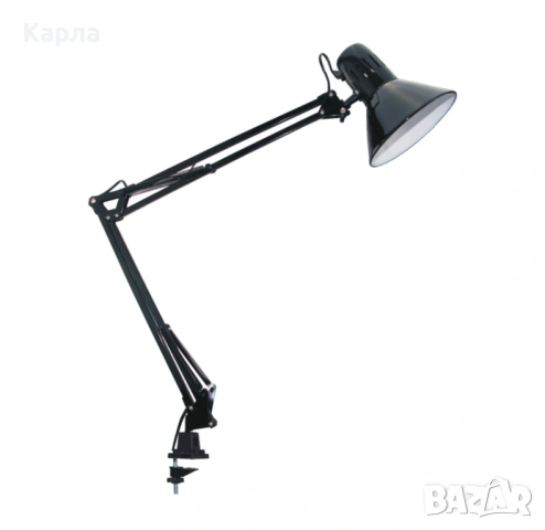 Настолна черна лампа