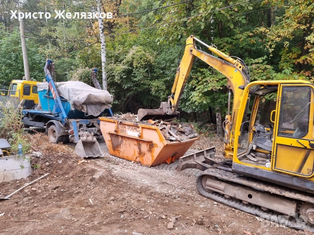 контейнер за строителни отпадъци, багер, бобкат, валяк, дъмпер , снимка 3 - Ремонти на апартаменти - 53193797