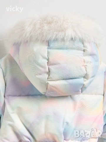 Цветен зимен гащеризон с ръкавици, размер 110-116см, снимка 5 - Други - 53373377