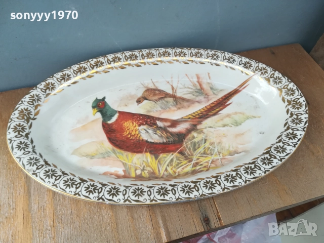 ГОЛЯМА ПОРЦЕЛАНОВА ЧИНИЯ С ФАЗАН 0909251142LCHERY, снимка 16 - Антикварни и старинни предмети - 51651529