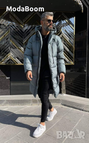 🆕💙Уникално зимно дълго мъжко яке💙🆕