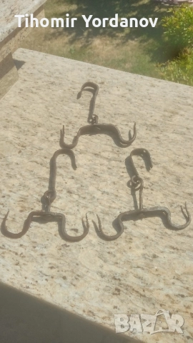 Ченгели,куки за месо., снимка 10 - Антикварни и старинни предмети - 51546004