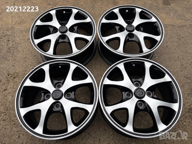 4 броя алуминиеви джанти за Toyota Yaris 14, снимка 2 - Гуми и джанти - 53379893